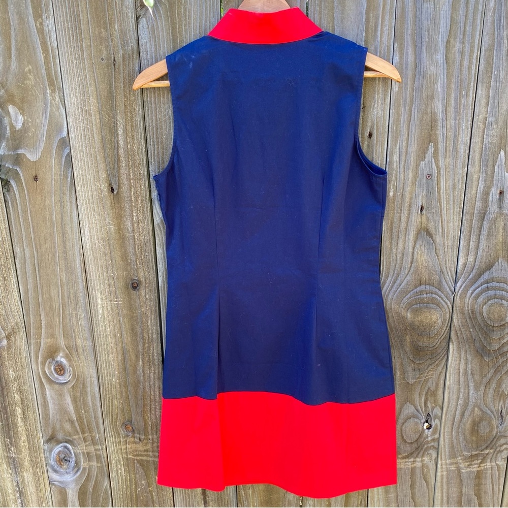 Sail To Sable Color Block Shift Dress Size Medium - image 5